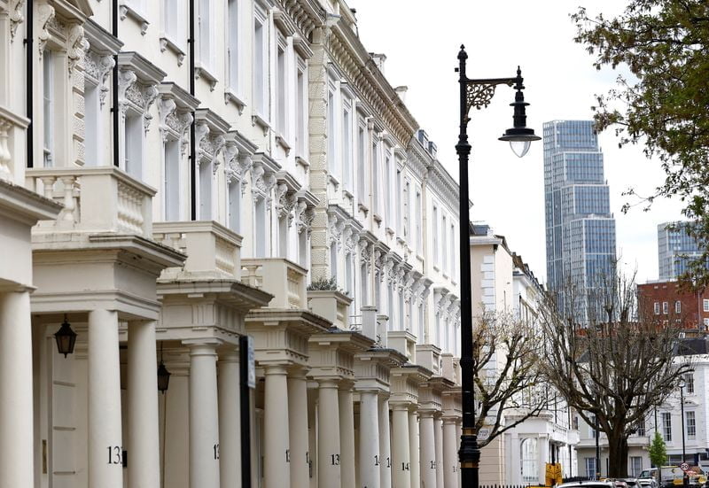 UK house prices fall by most since 2009, higher rates to bite-Nationwide