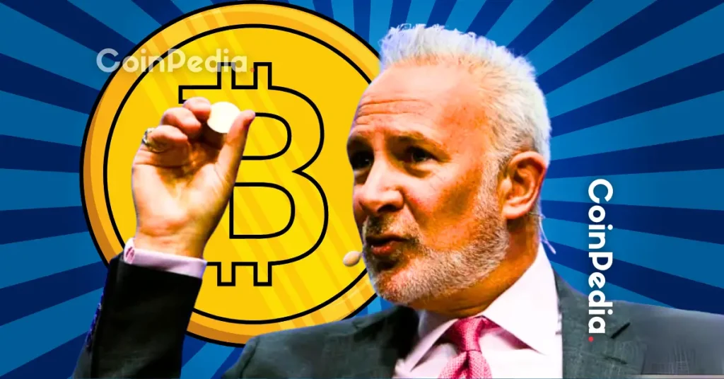 Peter Schiff Says Bitcoin Price Will Be Below $60,000 When Strategy Hits 5% of Total Supply