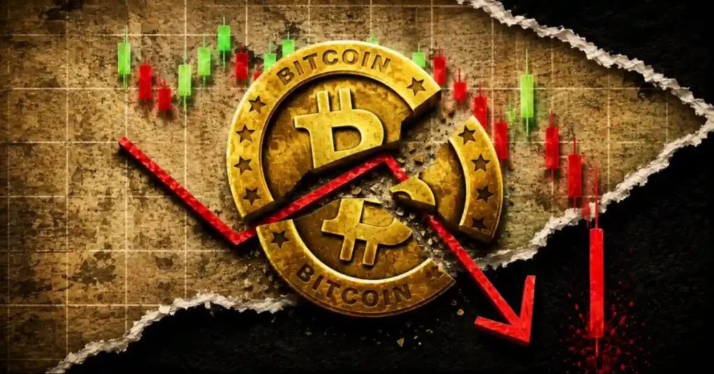 bitcoin price crash today: here’s why btc could fall to $54k