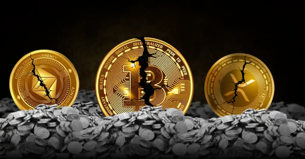 why is crypto market going down today btc eth and xrp crash 2026 06 18 19 18 19