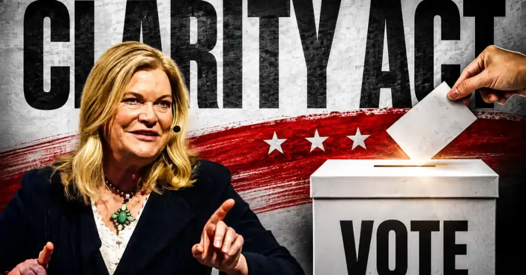 clarity act news: lummis says bill protects customer crypto in exchange bankruptcies