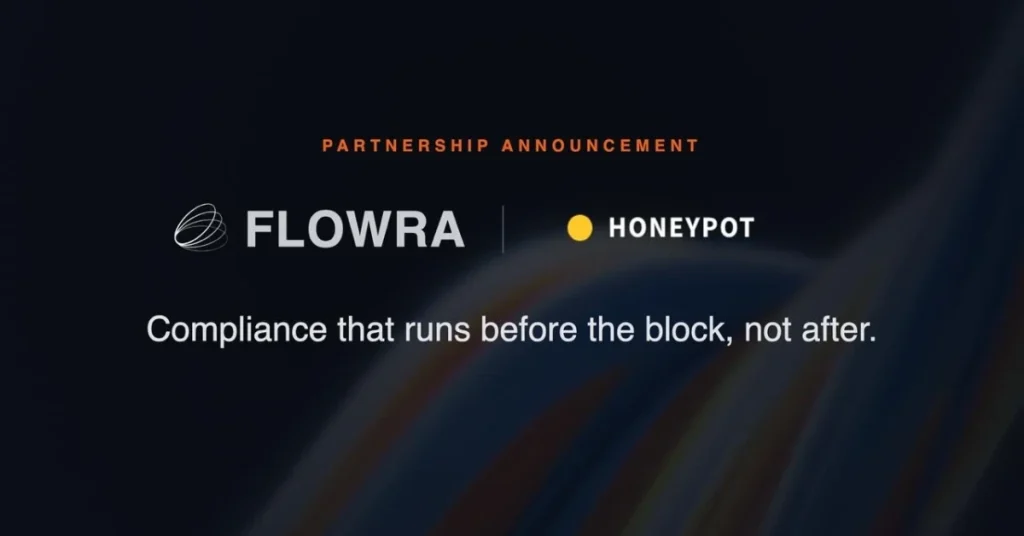 flowra and honeypot partner to bring sanctions screening directly to solana block building