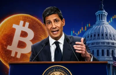 Bitcoin Drops 3% Amid Kevin Warsh's Jackson Hole Hawkish Speech