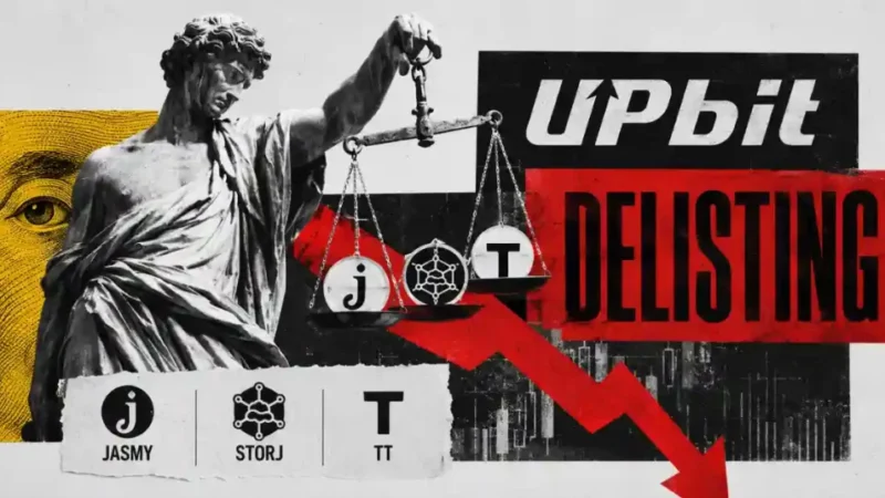 upbit delisting puts jasmy storj and tt under pressure 2026 08 15 19 17 45