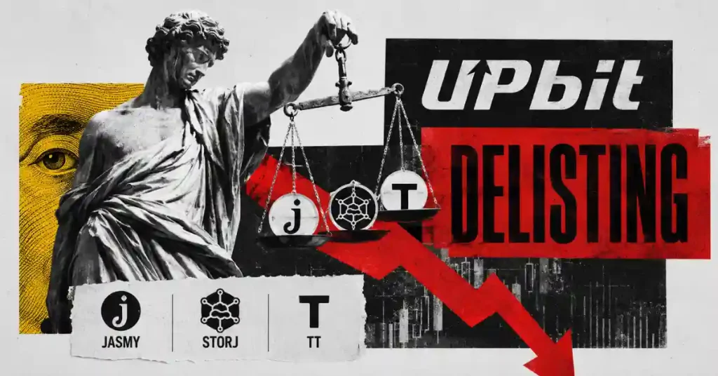 upbit delisting puts jasmy storj and tt under pressure 2026 08 15 19 17 45