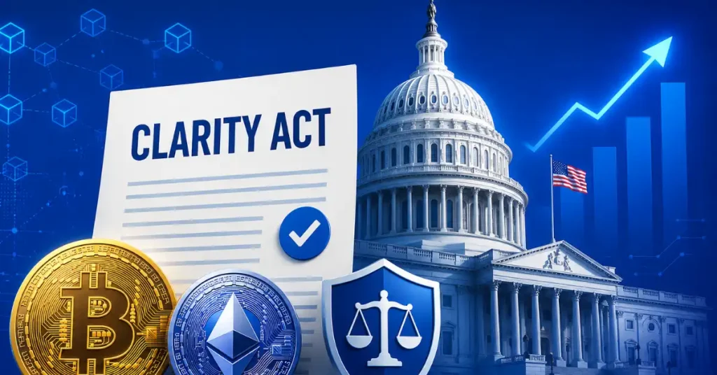 what happens to bitcoin ethereum and xrp if the clarity act passes 2026 08 30 07 18 00