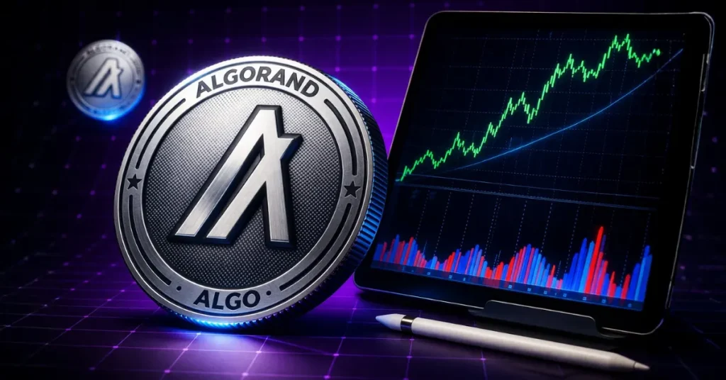 algo price eyes key support as real-world asset adoption expands across algorand