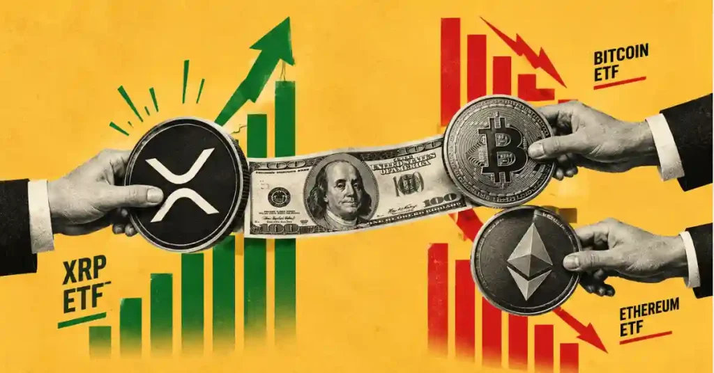 xrp etf inflows beat the trend as bitcoin ethereum etfs lose 520m 2026 09 18 07 17 44
